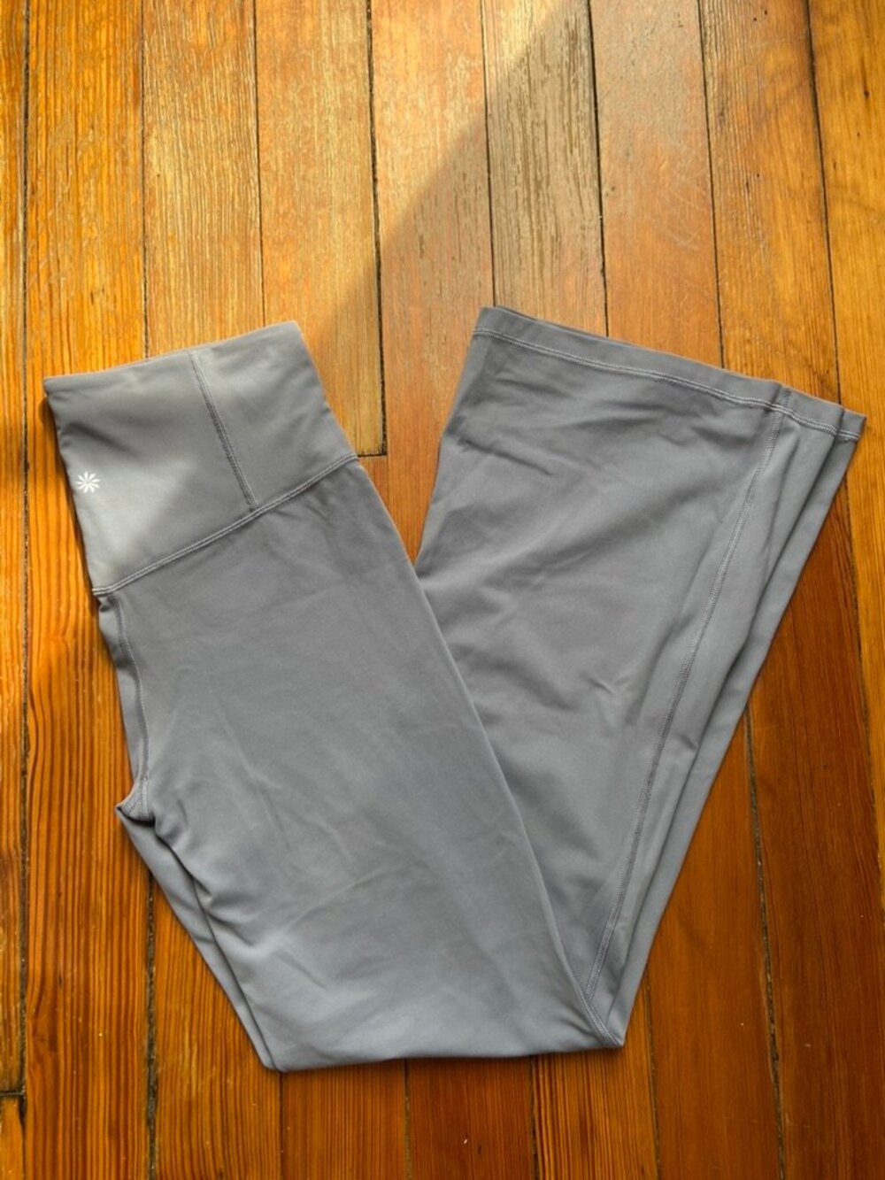 Athleta Elation Flare Pant Leggings - gray - Size M